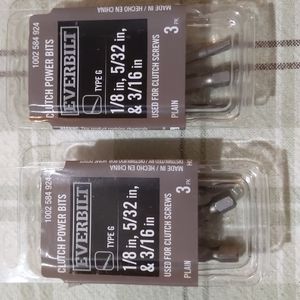 Clutch Power Bits, Everbilt, Bundle of 2